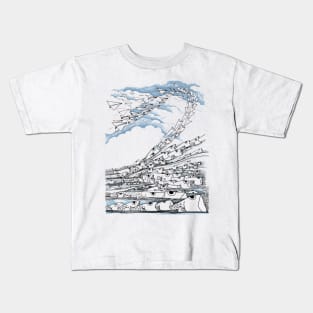 Flying fish Kids T-Shirt